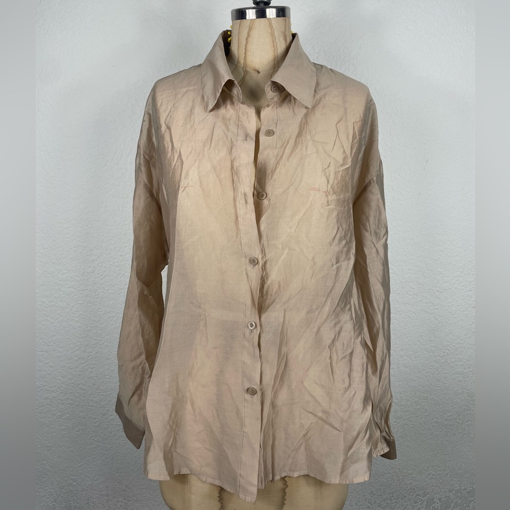 Sheer Stylish Button-Up